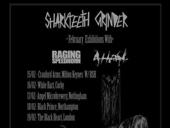 Sharkteeth Grinder are heading on tour