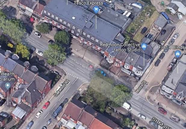 The accident happened this morning in Kingsley Park Terrace