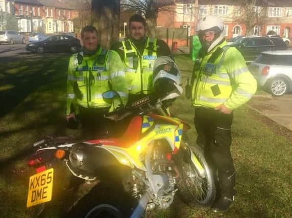 The Northampton Neighbourhood Police team are responsible for putting residents minds at ease this week.