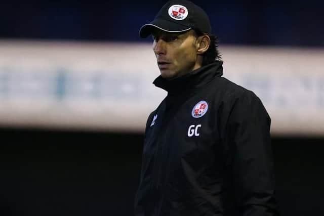 Gabriele Cioffi was appointed by Crawley in the summer
