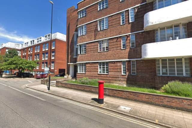 One of the men passed away at Bedford Mansions