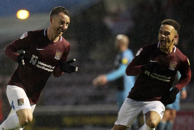 Dean Bowditch had put the Cobblers ahead