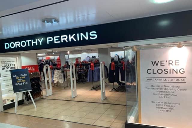 Much-loved Dorothy Perkins is closing down next month.