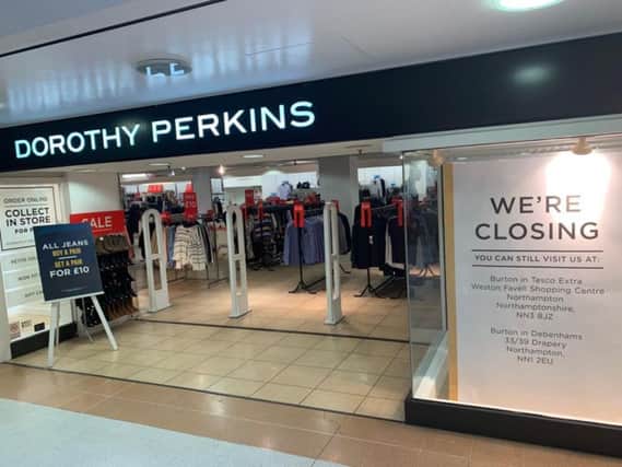 Much-loved Dorothy Perkins is closing down next month.