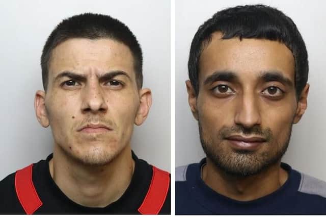 Daniel Quinn, left, was jailed for life with a minimum sentence of 27 years. Parminder Sanghera got 10-and-a-half years.