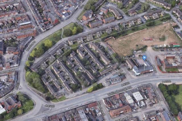 Eleven blocks of flats near Exeter Place are affected