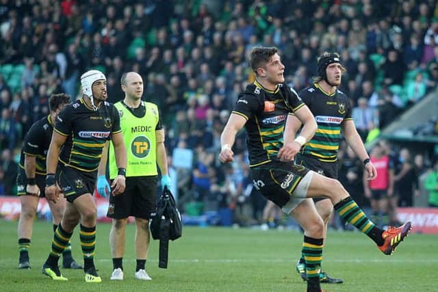 James Grayson sealed victory for Saints with the final kick of the game (pictures: Sharon Lucey)