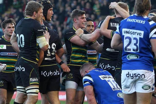 Saints celebrated a dramatic success