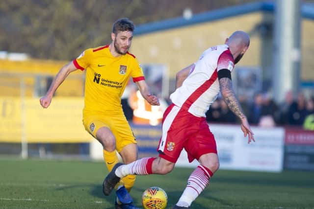 Sam Foley returned to the Cobblers team on Saturday