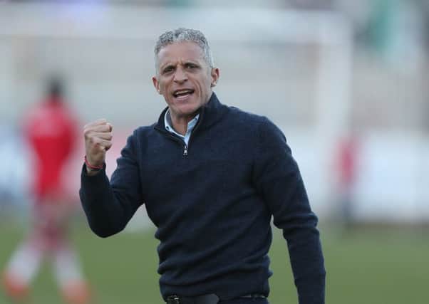 Keith Curle has enjoyed his side's last two wins, coming at Stevenage and Crewe. Picture: Pete Norton/Getty Images