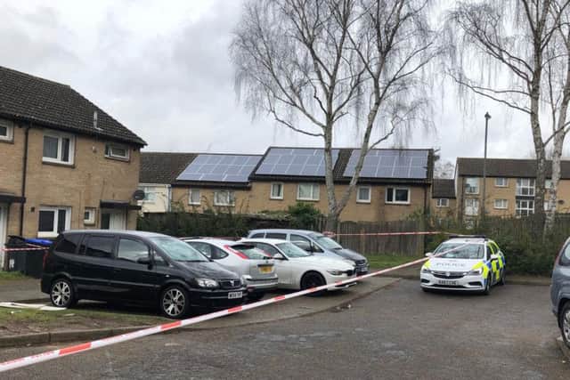 Police cordoned off homes in Waingrove last Monday