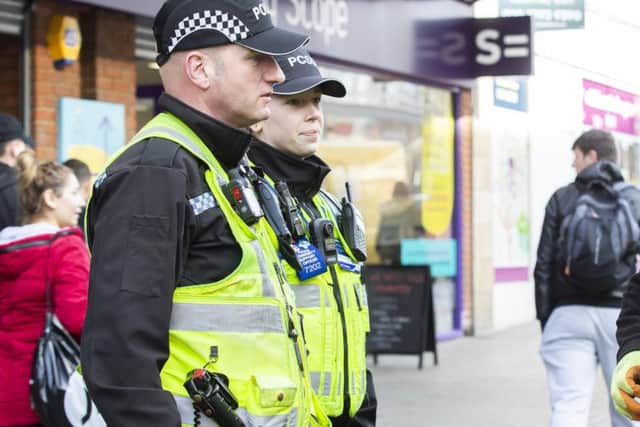 PC Michael Rogers (left) says Northampton does have a bike problem - but there's no need to criminalised teenagers.