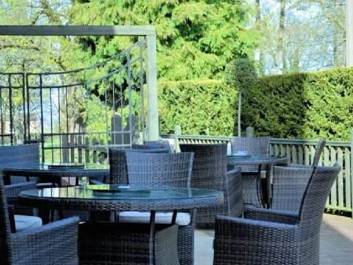 The Hopping Hare in Hopping Hill Gardens is fast becoming a firm favourite with celebs. Anyone fancy a glass of fizz outside on the rattan furniture among the mature trees?