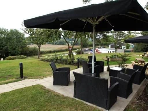 Stunning views across the fields at the canalside Narrowboat at Weedon