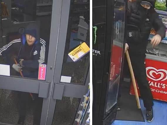 CCTV images of two men wanted in connection with an assault have been released.