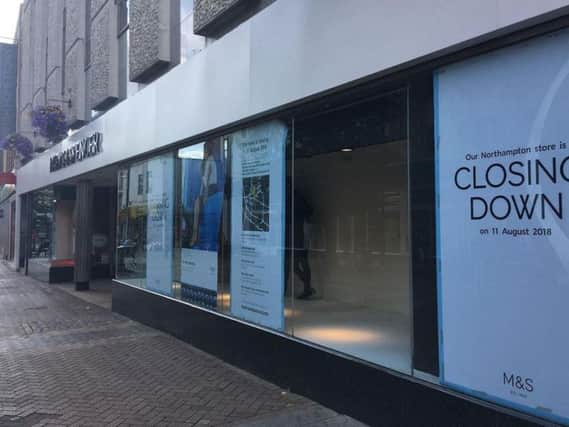 The Marks & Spencer store in Abinton Street shortly before it closed in August 2018