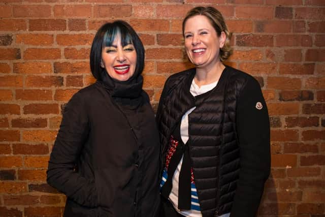 Worldwide DJ Lisa Lashes and her business partner Deborah.