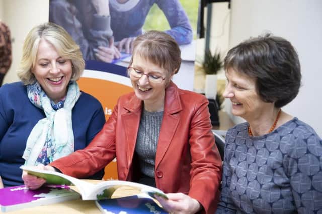 Pictured l-r: Ginny Williams-Ellis, Verity Cross and Lynne Parker.
