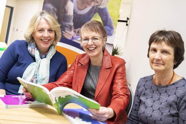 Pictured l-r: Ginny Williams-Ellis, Verity Cross and Lynne Parker.