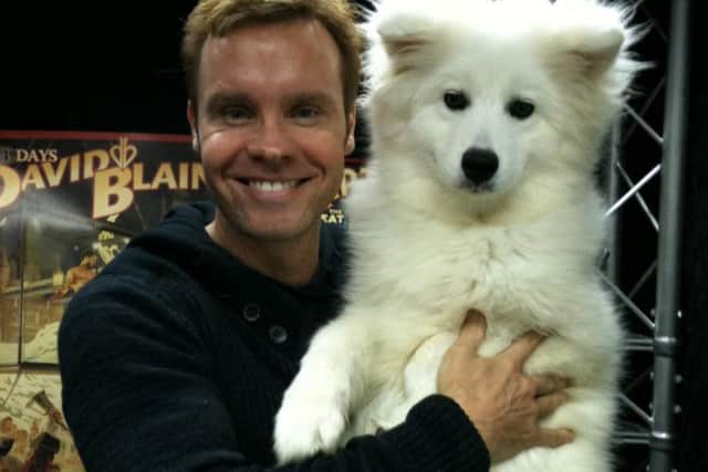 TV Magician David Penn and Blammo.