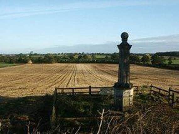 The monument to the Battle of Naseby