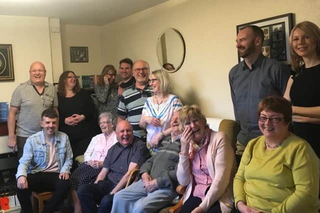 Ted rang in his 99th year with his closest family and friends.