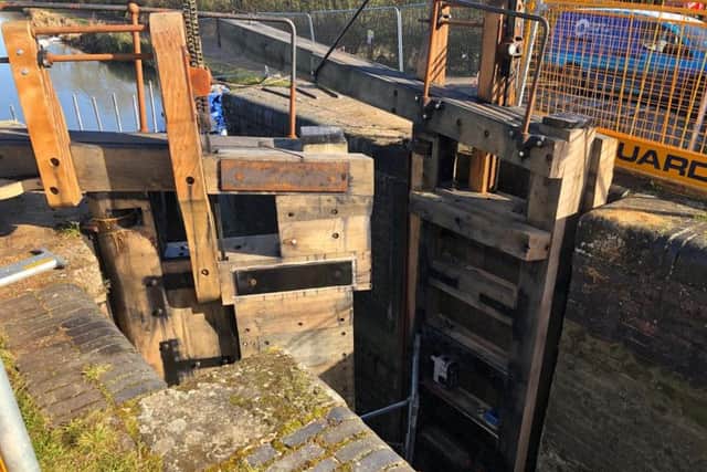Over 38million of repairs are being carried out to the Grand Union Canal in Northampton.