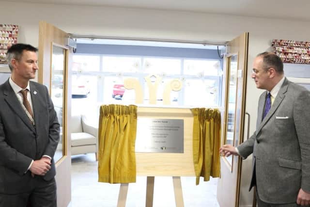 Northampton North MP Michael Ellis attended the official opening ceremony on Friday with residents.