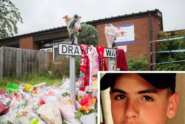 Louis-Ryan Menezes was stabbed to death off Drayton Walk in May last year.