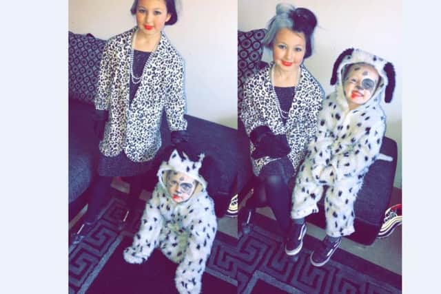 Cruella De Vil / one of the 101 Dalmatians