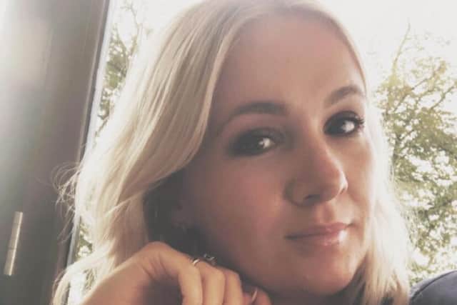 Claire (pictured) is helping lots of ladies in Northampton to draw on their eyebrows who are going through chemotherapy.