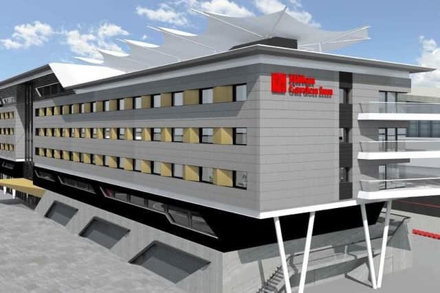 South Northamptonshire Council raised no objections, but said the design of the hotel was 'somewhat disappointing'