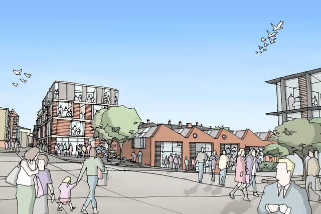 An artist's impression of the new Vulcan Works project