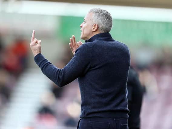 Keith Curle has been in charge for nearly six months
