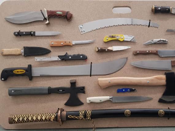 A knife amnesty is where knives can be handed in to police and destroyed without fear of prosecution.