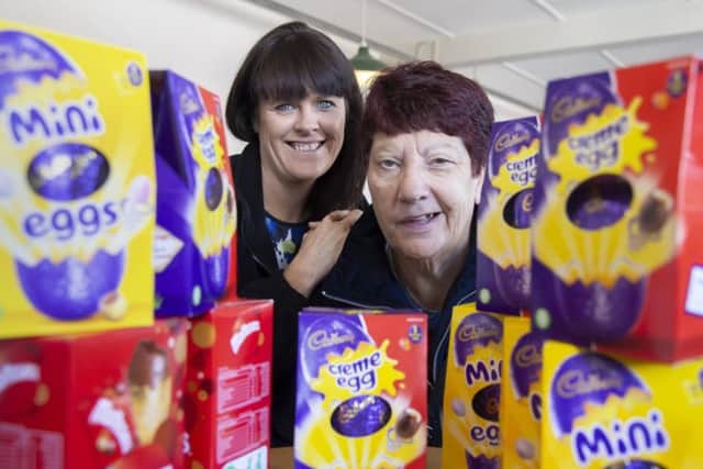 Good Loaf manageress Suzy Van Rooyen and Jeanette Walsh are calling on Chron readers to donate Easter eggs to our campaign.