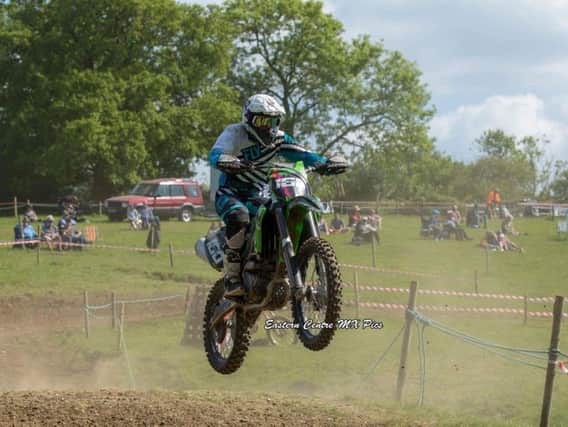 Girl power: Northampton Club rider Helen Morgan from Towcester in flying form on her 250 Kawasaki plans to keep the momentum up in 2019