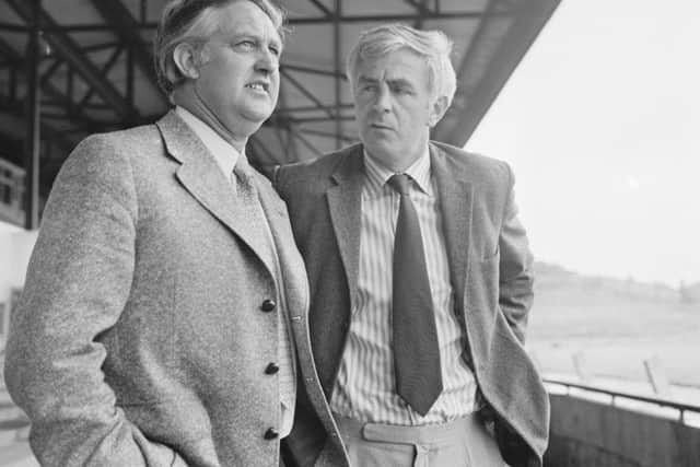 Dave Bowen (left) and Bill Dodgin