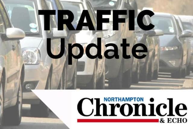 All lanes have now been opened, near Northampton, on the M1 southbound carriageway.