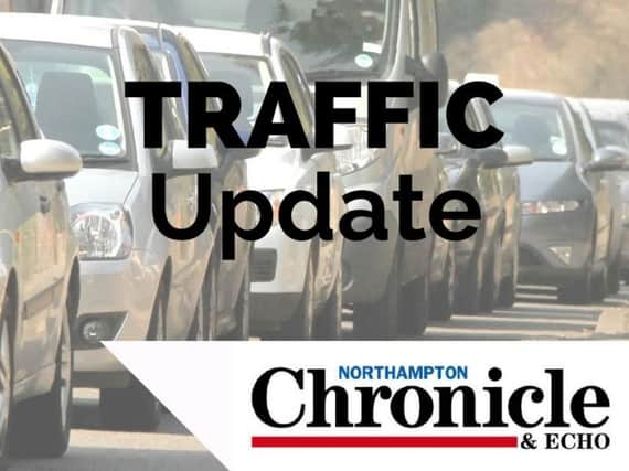 All lanes have now been opened, near Northampton, on the M1 southbound carriageway.