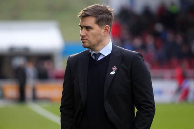 Grimsby boss Michael Jolley
