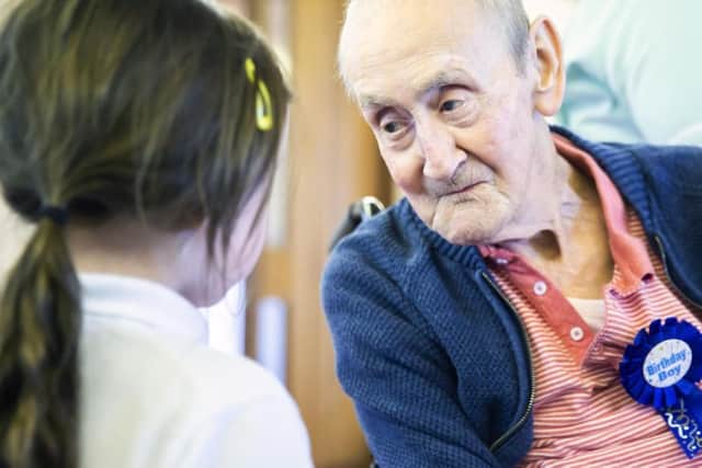Tony was overheard telling the students that they "were wonderful" and he was "very grateful" for his presents. Pictures: Kirsty Edmonds.