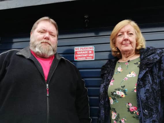 John Connolly and Ann Brooks are trying to save the garage block in Boothville