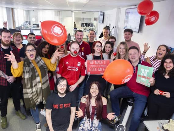 More than 80 members of Dynamic, over the course of six weeks, have hopped on their bikes for Comic Relief. Pictures by Kirsty Edmonds.