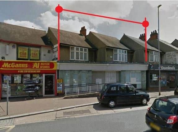 The former HSBC bank at Harborough Road
