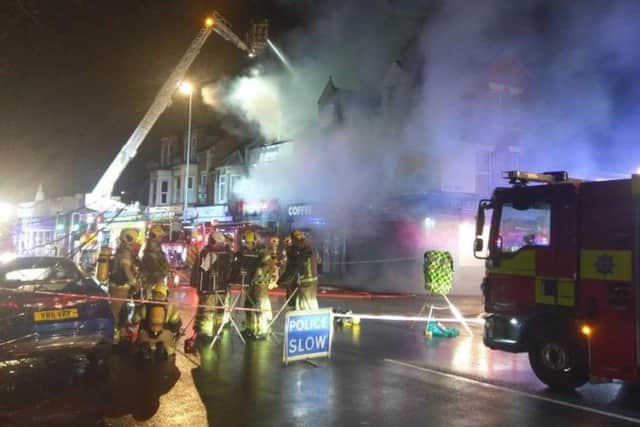 Six crews attended the fire (Picture: Northamptonshire Fire and Rescue Service)