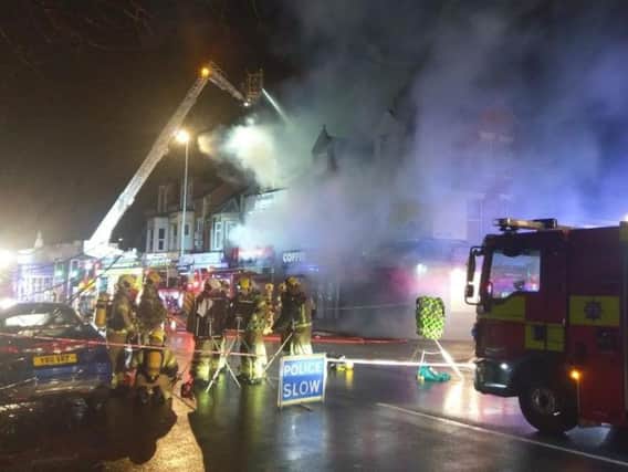 Six crews attended the fire (Picture: Northamptonshire Fire and Rescue Service)