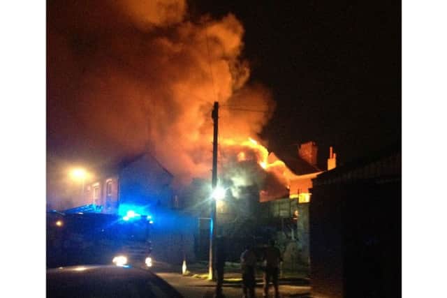 The fire broke out around 10.30pm on Friday