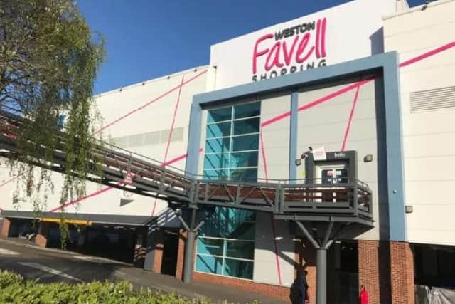 Weston Favell shopping centre.