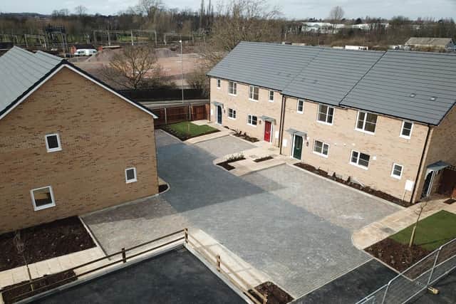 Northampton Partnership Homes is planning to build some 1,000 new social homes, like these in Lower Bath Street, Spring Boroughs, over the next 10 years. However Right to Buy sales are depleting the council house stock by 145 homes a year.